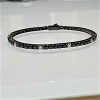 Santa Maria di Sala - Via Caltana 169 - Bracelet John Richmond Homme Tennis Lab in Titane Diamante Lab Grown 5.70 Ct JRTM11BW - JRTM11BW